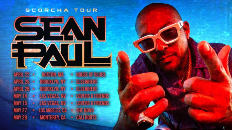 Sean Paul Scorcha Tour