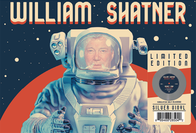 William Shatner Rocket Man vinyl 2022