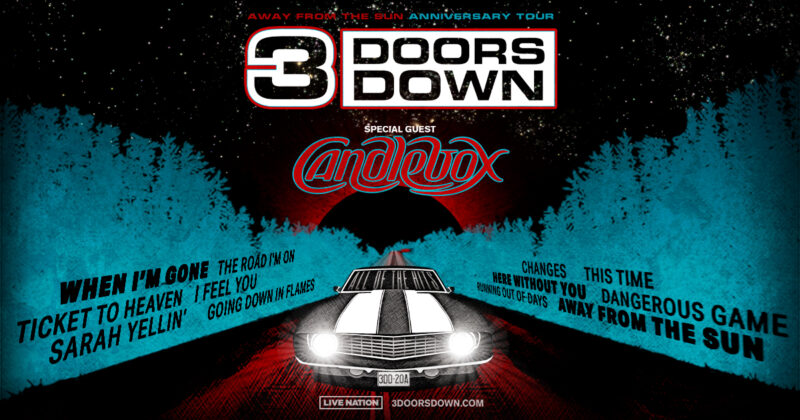 3 Doors Down Away From The Sun Anniversary Tour