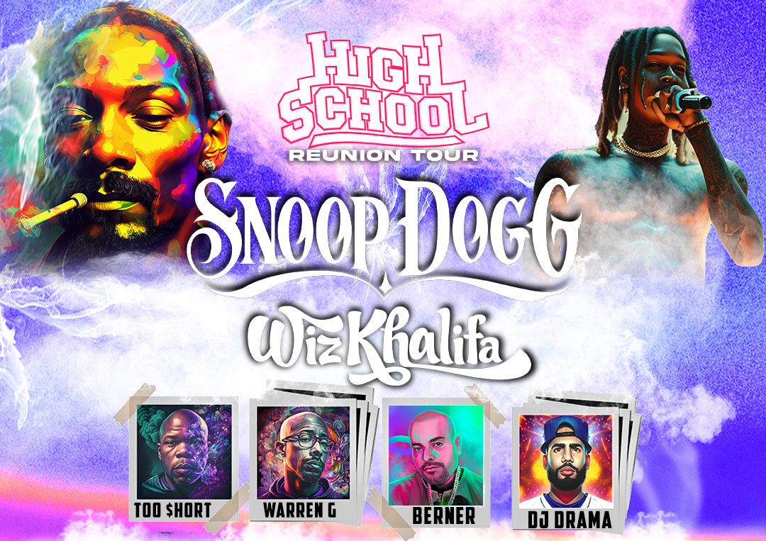 SNOOP DOGG Announces ‘HIGH SCHOOL REUNION TOUR’ Featuring Wiz Khalifa