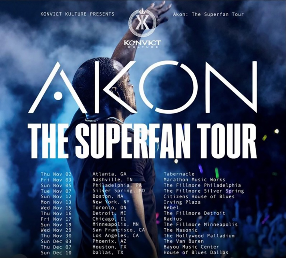 AKON Announces ‘AKONIC’ Album As ‘Superfan Tour’ Prepares For Launch